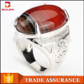 China supplier distributor indonesia new product engraved 925 sterling silver finge gemstone jewelry